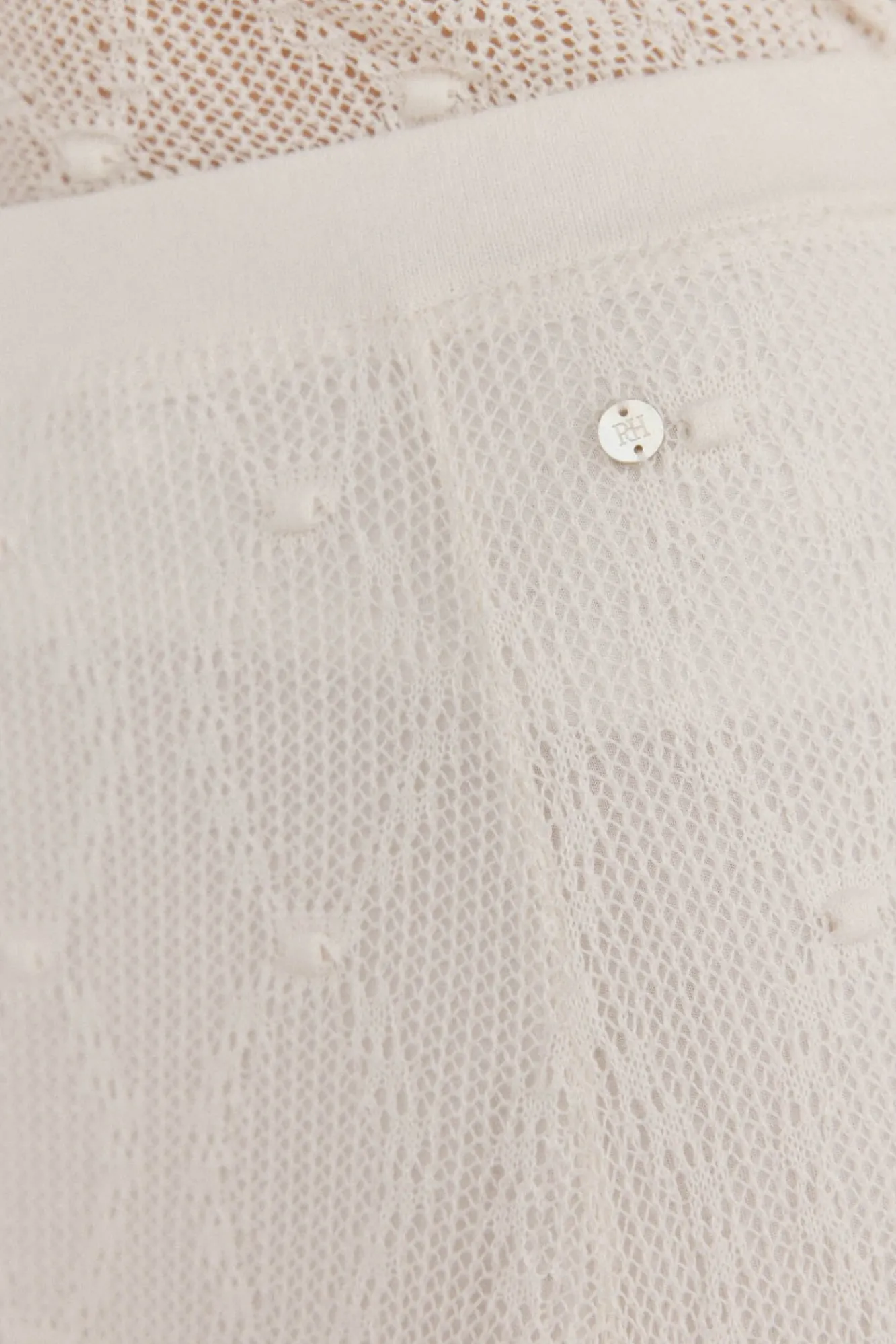 Pedro del Hierro Saias-Desfile de saia de malha estruturada malha Branco