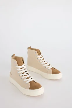 Slowlove Sneakers-desportiva de cano alto Tostado