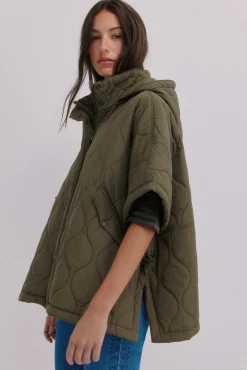 Hoss Intropia Sobretudos-Diana. Casaco acolchoado Verde