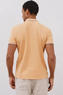 Cortefiel Polos-Dicas de polo piqué Amarelo