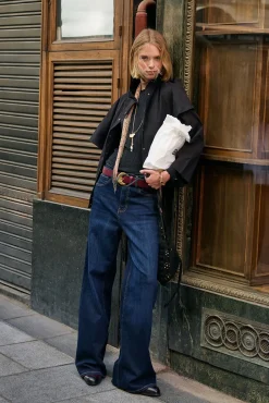 Hoss Intropia Casacos|Acolchoados E Agasalhos-Dora. Desportiva curta Azul