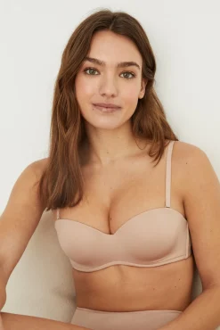 Women'secret Roupa Interior-ELEGANT Soutien sem alças microfibra cru