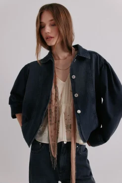 Hoss Intropia Sobretudos-Elene. Jaqueta casual Cinzento