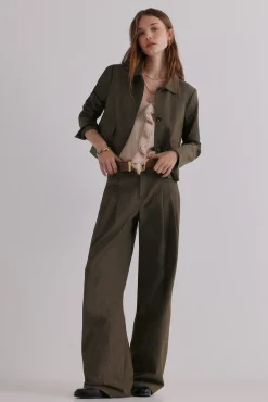 Hoss Intropia Sobretudos-Eloísa. Jaqueta casual Verde