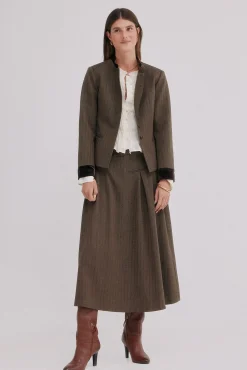 Hoss Intropia Blazers-Emily. Blazer ajustado Castanho