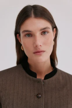 Hoss Intropia Blazers-Emily. Blazer ajustado Castanho