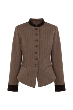 Hoss Intropia Blazers-Emily. Blazer ajustado Castanho