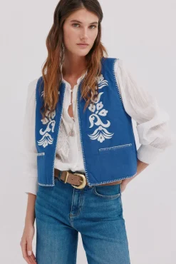 Hoss Intropia Coletes-Emma. Colete Azul