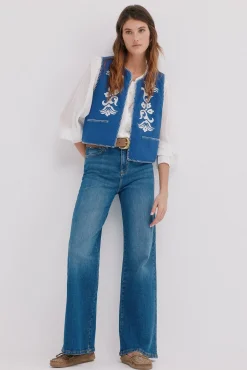 Hoss Intropia Coletes-Emma. Colete Azul