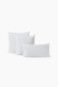 Textura Conjuntos De Roupa De Cama-Enchimento quadrante fibra 55 x 55 cm. branco