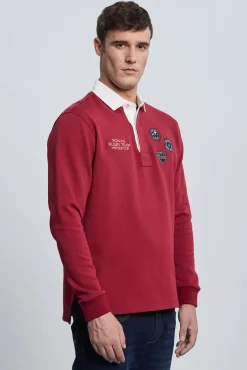 Valecuatro Polos-Escudos bordô de rugby 3 Granada