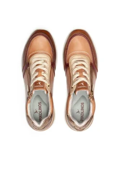 Pikolinos Sneakers|Calçado De Couro-Esportes Castanho