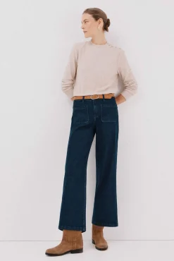 Cortefiel T-Shirts-Estrutura de losango superior Tostado