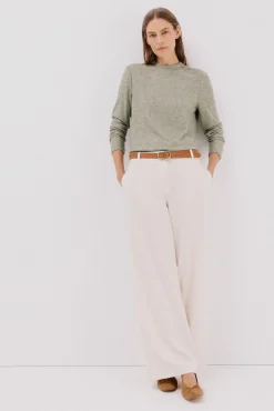 Cortefiel T-Shirts-Estrutura de losango superior Verde