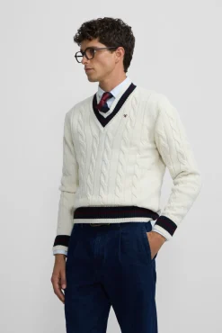 Silbon Camisolas-Faculdade de Camisola Tostado