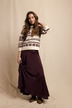 Slowlove Saias-Falda satinada Granada