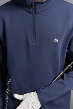 Pedro del Hierro Sweatshirts|Sobretudos-fecho-éclair com Sweatshirt para golfe Azul