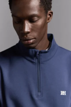 Pedro del Hierro Sweatshirts|Sobretudos-fecho-éclair com Sweatshirt para golfe Azul