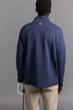Pedro del Hierro Sweatshirts|Sobretudos-fecho-éclair com Sweatshirt para golfe Azul