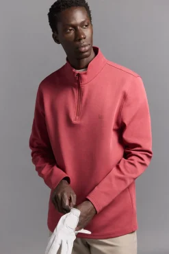 Pedro del Hierro Sweatshirts|Sobretudos-fecho-éclair com Sweatshirt para golfe Vermelho
