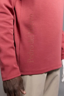 Pedro del Hierro Sweatshirts|Sobretudos-fecho-éclair com Sweatshirt para golfe Vermelho