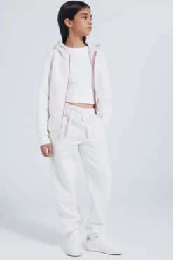 Springfield Kids Sweatshirts|T-Shirts-fecho-éclair com Sweatshirt para menina branco