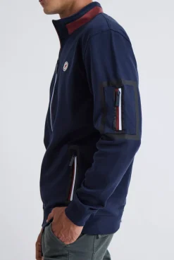 Williot Sweatshirts-Fecho-Éclair com sweatshirt Sport Azul