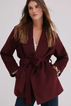 Hoss Intropia Casacos-Filippa. Casaco com sobretudo Granada