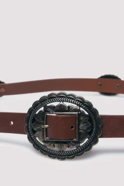 Springfield Cintos-Fivelas de cinto de cowboy cru