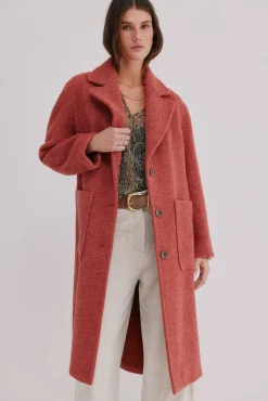 Hoss Intropia Casacos-Flora. Sobretudo com bolsos Subiu