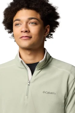 Columbia Sweatshirts-Forro meia fecho bege