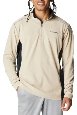 Columbia Sweatshirts|Desporto-Forro meia fecho-éclair para homem Klamath Range™ II Tostado