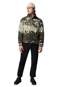 Columbia Camisolas-Forro polar com botões de pressão azul