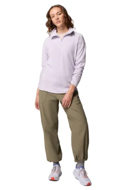 Columbia Sobretudos-Forro polar com meia fecho-éclair rosa