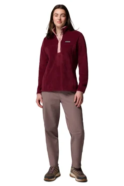 Columbia Sobretudos-Forro polar com meio zíper estampado