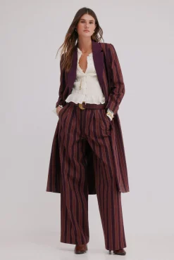 Hoss Intropia Sobretudos|Casacos-Francesca. Sobrecasaca riscas Granada