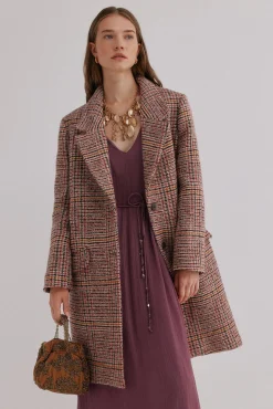 Hoss Intropia Casacos-Frida. Casaco sobretudo Castanho