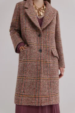 Hoss Intropia Casacos-Frida. Casaco sobretudo Castanho