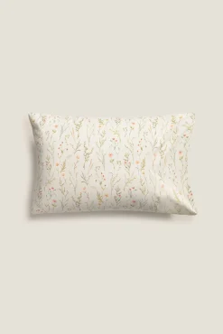 Textura Fronha|Almofadas-Fronha de cetim estampada branco