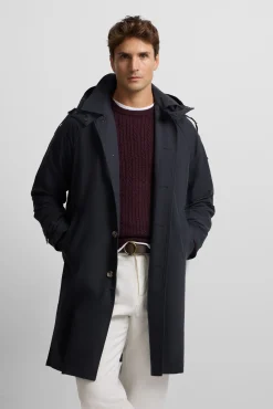 Silbon Sobretudos-Gabardina Azul