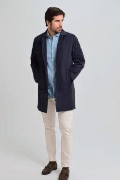 Cloking Sobretudos-Gabardina Azul