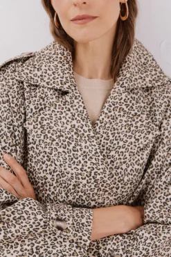 Cortefiel Gabardines|Casacos-Gabardina curta Multicolorido