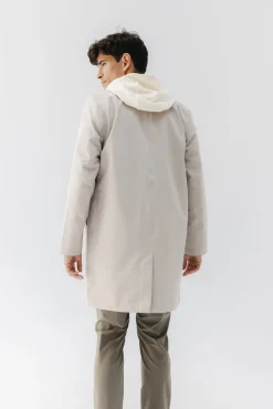 elPulpo Sobretudos|Ultralights-Gabardina ultraleve Vostok Ecru