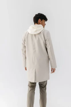 elPulpo Sobretudos|Ultralights-Gabardina ultraleve Vostok Ecru