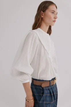 Hoss Intropia Blusas-Gael. Blusa bordada Ecru