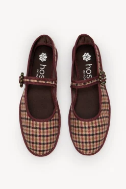 Hoss Intropia Sabrinas-Gala. Veludo venezianas de veludo xadrez Granada