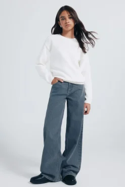 Springfield Kids Calças-Garota Estrela do Jeans cinzento