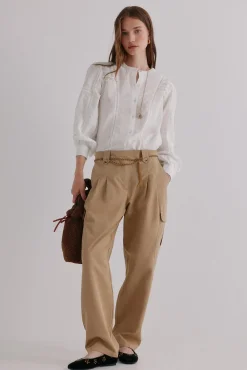 Hoss Intropia Blusas-Geneviève. Blusa romântica Ecru