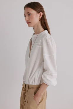 Hoss Intropia Blusas-Geneviève. Blusa romântica Ecru