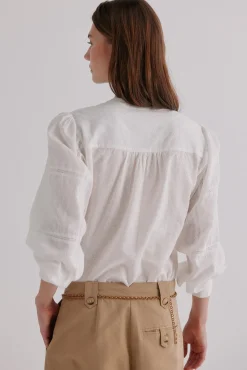 Hoss Intropia Blusas-Geneviève. Blusa romântica Ecru